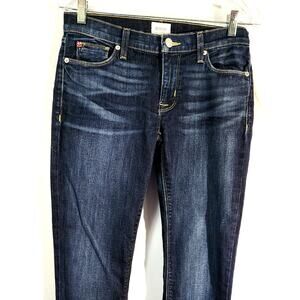 Hudson Krista Jeans Size 27 Super Skinny Medium Whisker Wash Front 8" Rise Retro